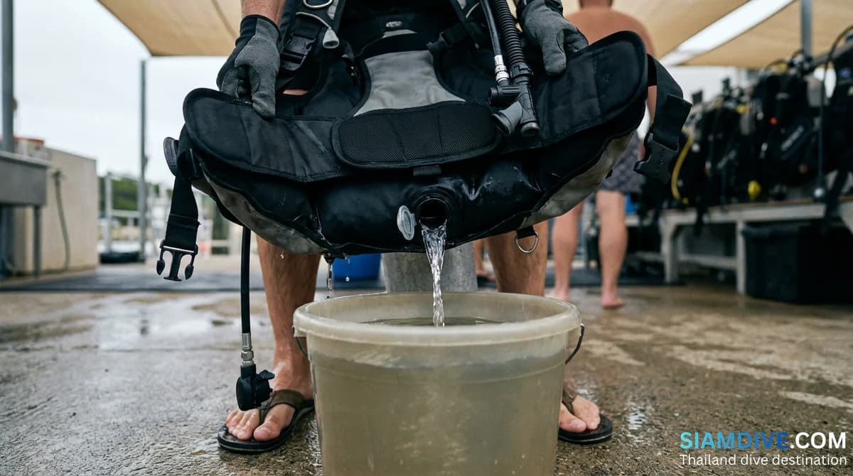 BCD Care: The Bladder Flush Most Divers Skip (And Pay For Later)