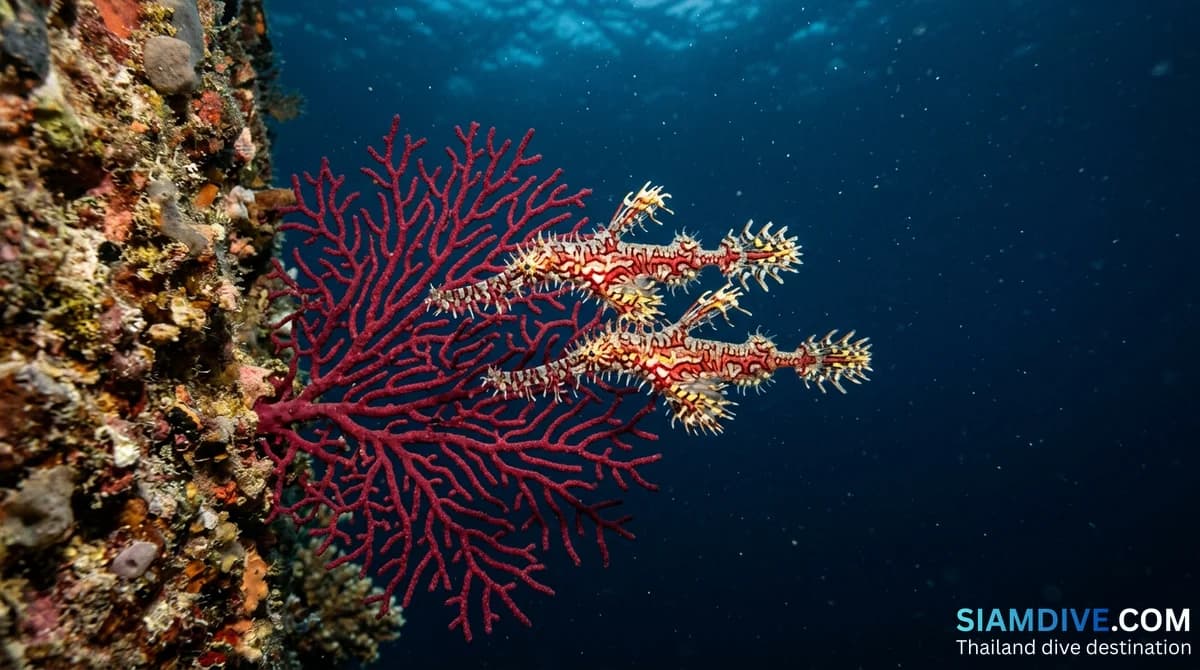 Ghost Pipefish at 16 Metres: Koh Doc Mai's Macro Wall