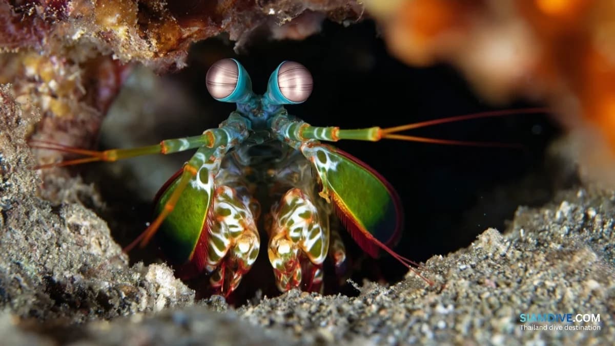 1,500 Newtons in 80 Microseconds: Thailand's Mantis Shrimp