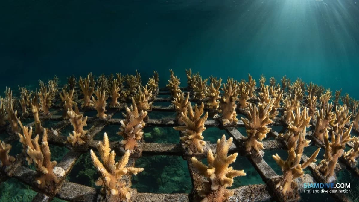 10,000 Coral Fragments on a PVC Rack — Why They Survived