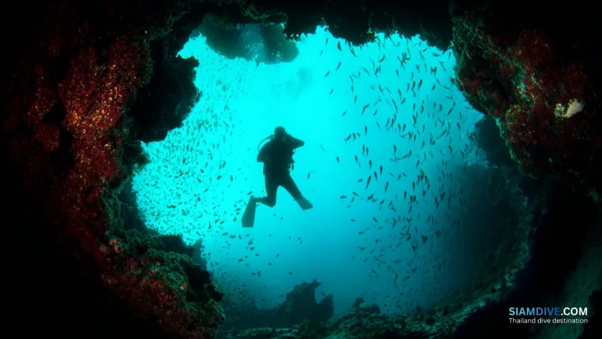 Koh Thalu: Swim-Through Caves in Chumphon's Pierced Island