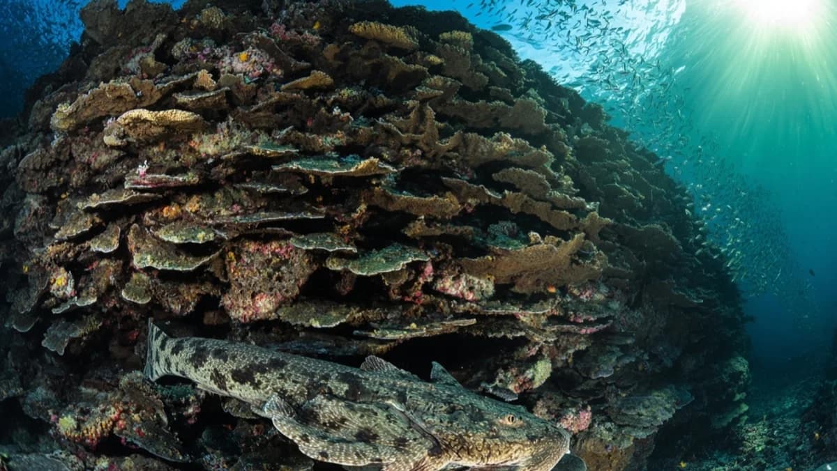 Where 553 Coral Species Fight for Space on One Wall