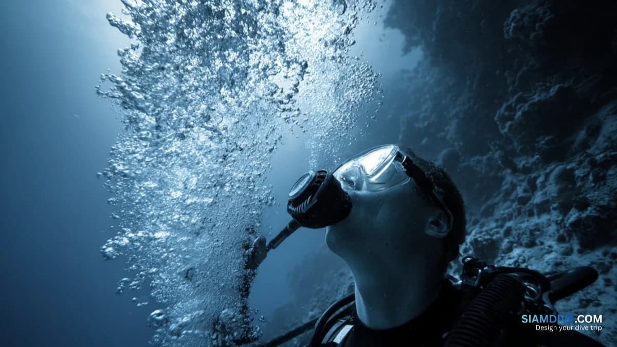 90 Seconds to Act When Your Regulator Free-Flows at Depth