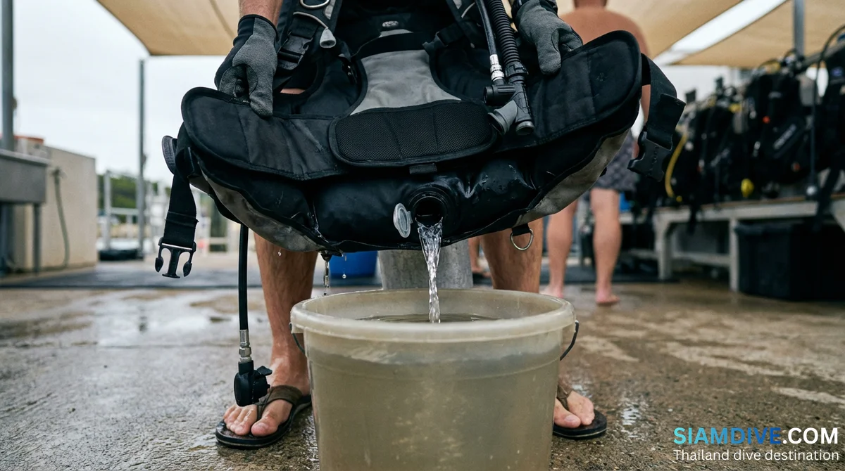 BCDケア：ほとんどのダイバーが飛ばすブラダーフラッシュ（後で高くつく）