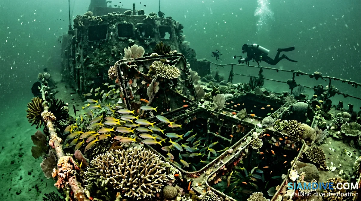 Pattayas versunkene Kriegsschiffe: Wie Marine-Wracks zu lebenden Riffen wurden