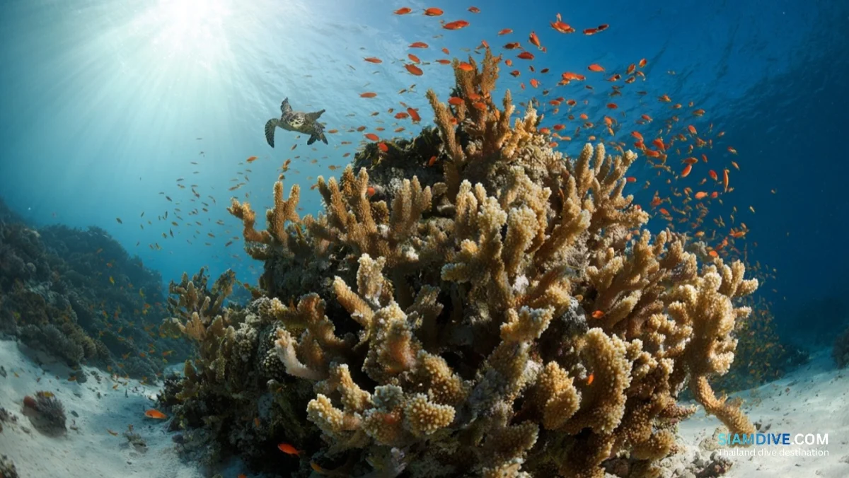 The Coral Bommie at 12 Metres That Defines Similan Diving — image 3