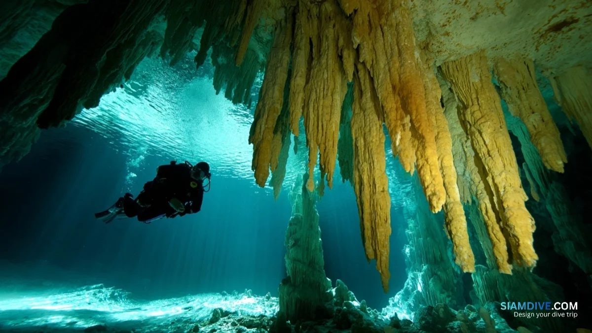 ลึกแค่ 7 เมตร แต่มองเห็น 100: Cenote Dos Ojos — image 3