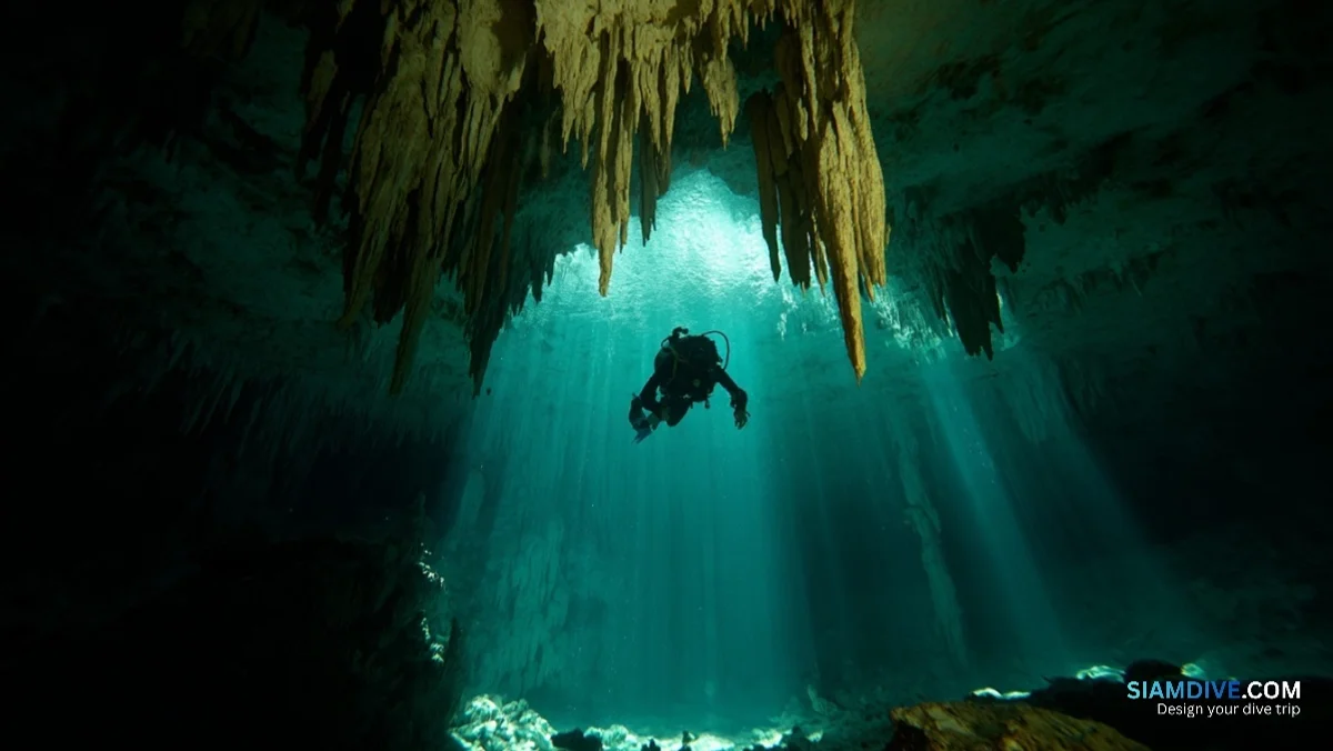 ลึกแค่ 7 เมตร แต่มองเห็น 100: Cenote Dos Ojos — image 4