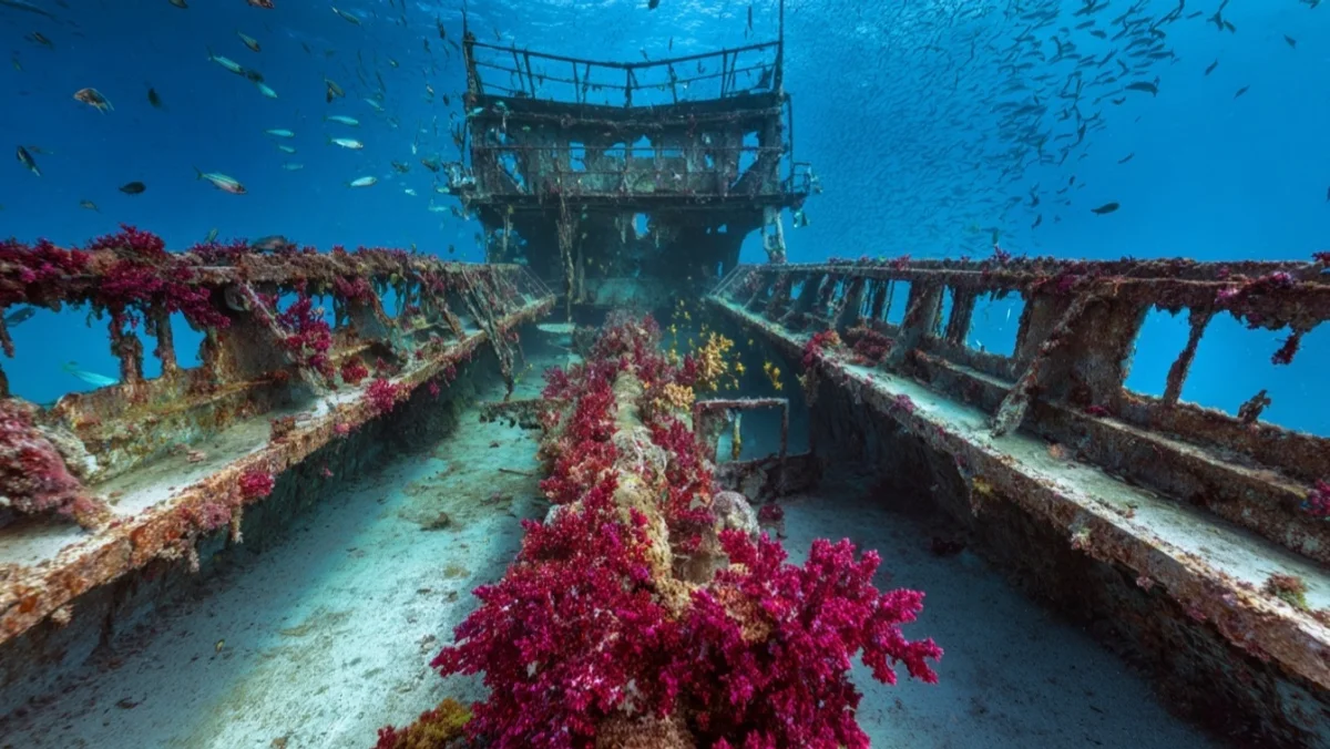 A Warship with 7 Battle Stars Now Grows Coral at 30 Metres — image 3
