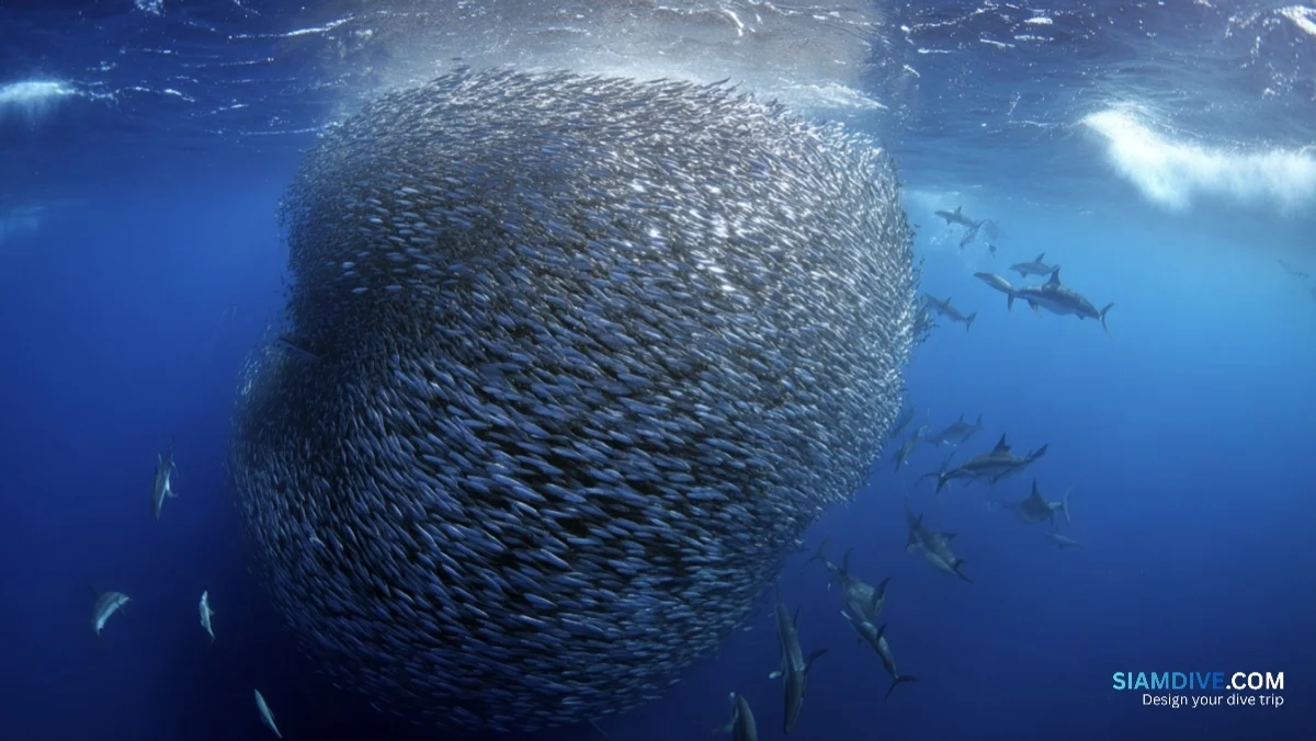 18,000 Dolphins Chase One Shoal off South Africa Every June
