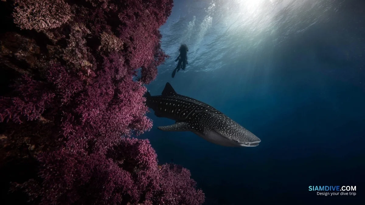 Why Whale Sharks Return to Hin Muang's 60-Metre Purple Wall — image 3