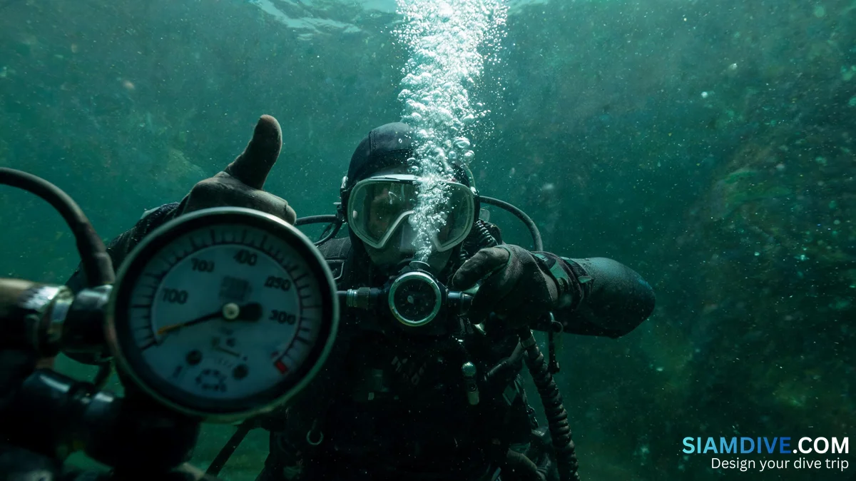 The Ice Crystal That Empties Your Tank at 35 Metres
