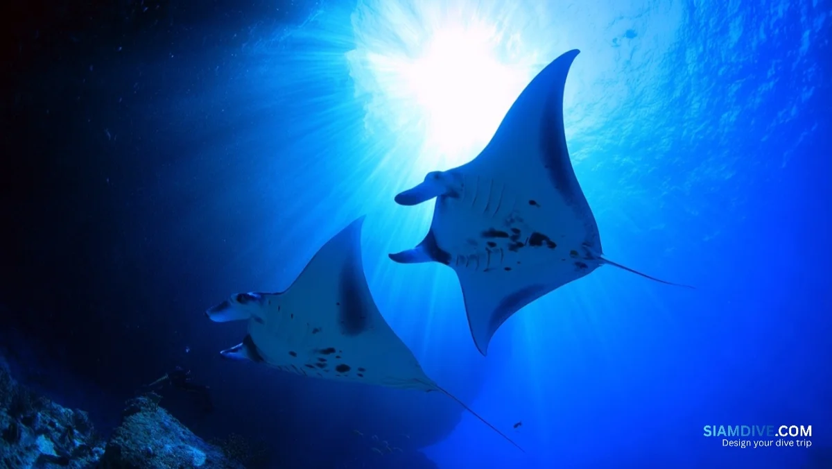 7-Metre Wingspan and a Dark Chin: Thailand Has Two Mantas — image 2