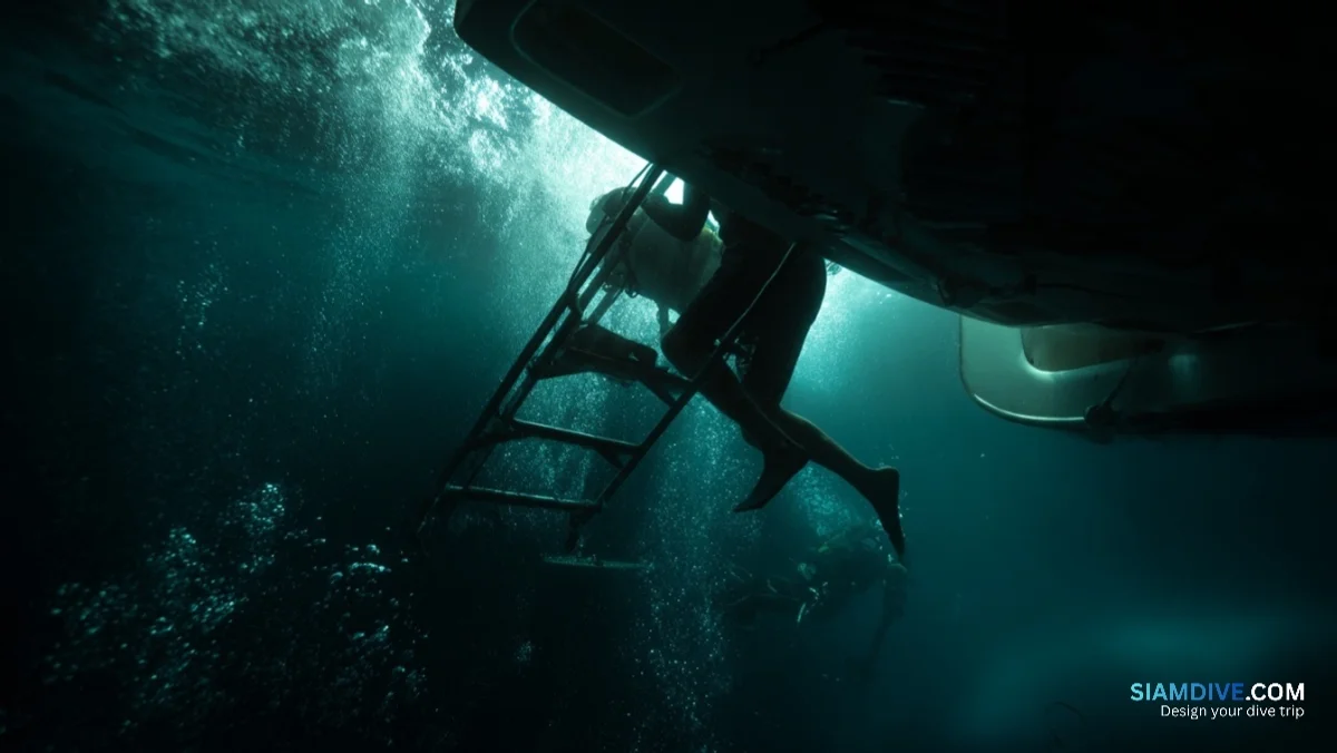 The Propeller Is 3 Metres Behind the Ladder — Still Spinning