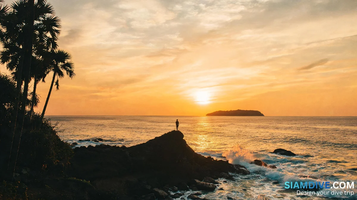 Promthep Cape at Sunset: Where Phuket's Land Runs Out